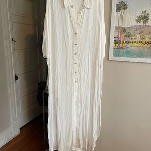 Never been worn white cover up Forever 21 size 3X